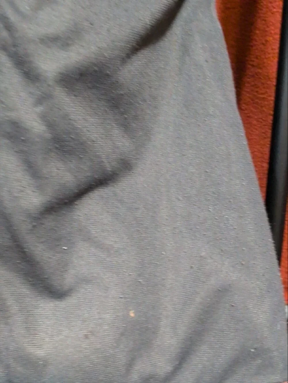 The North Face Men's Two-Tone Rust and Light Gray Fleece Jacket